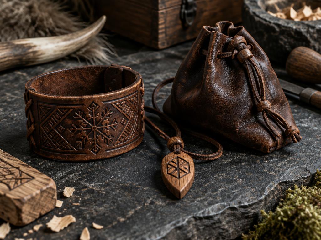 Accessoires d’inspiration viking — visuel d’ambiance
